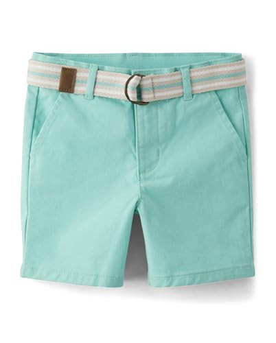 Gymboree,and Toddler Belted Twill Chino Shorts,Sea Kiss,4T | Amazon (US)