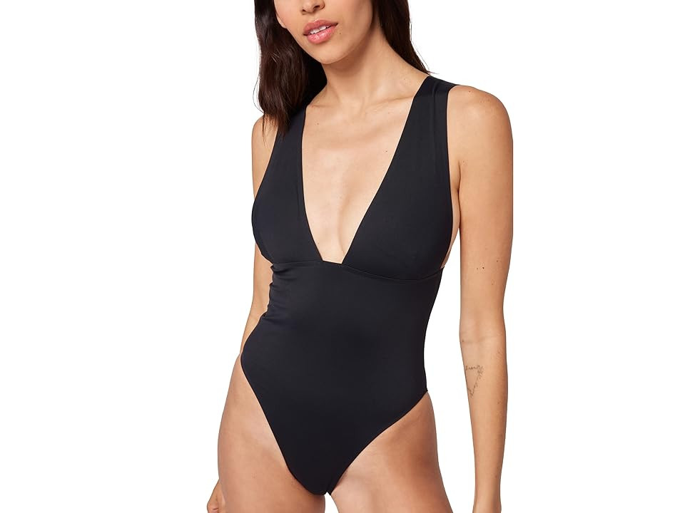 L*Space Seam-Free Katniss One-Piece Classic (Black) Women's Swimsuits One Piece | Zappos