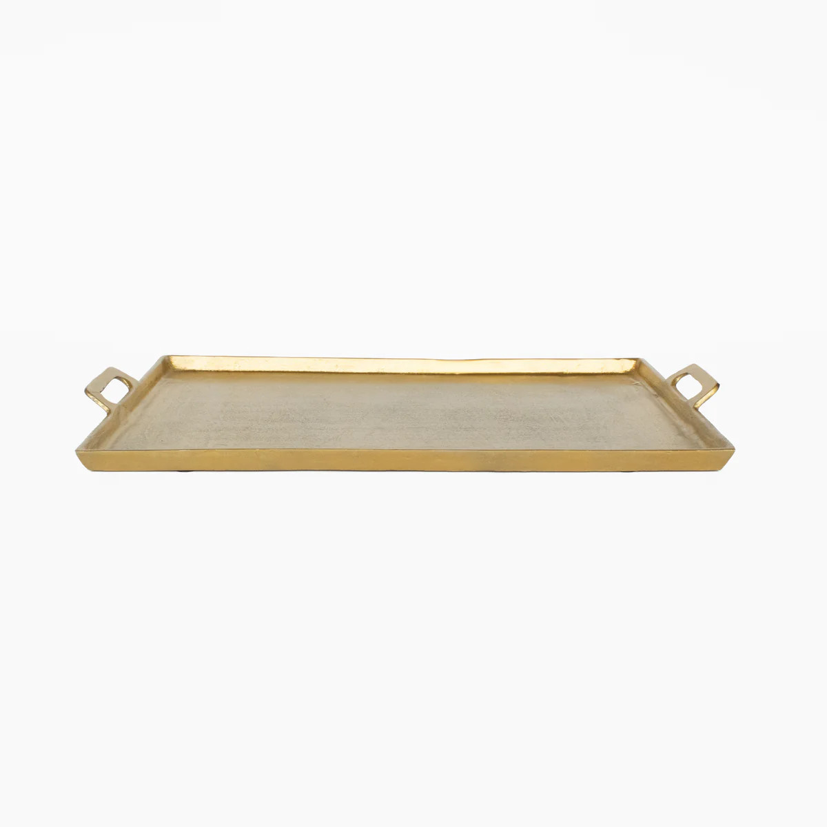 Large Handled Brass Tray | Stoffer Home