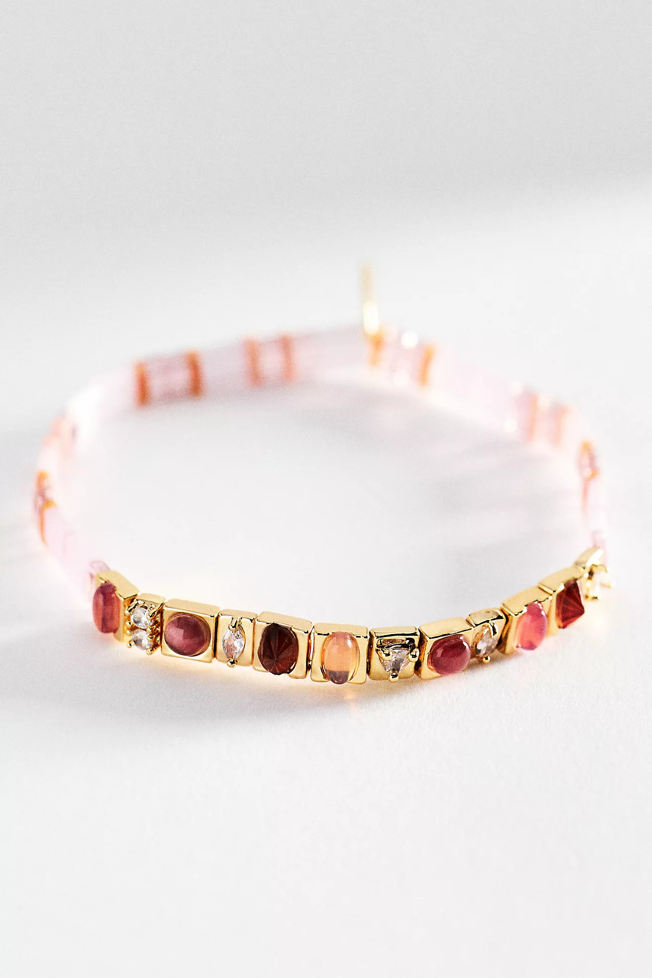 Colorful Beaded Chicklet Stretch Bracelet | Anthropologie (US)