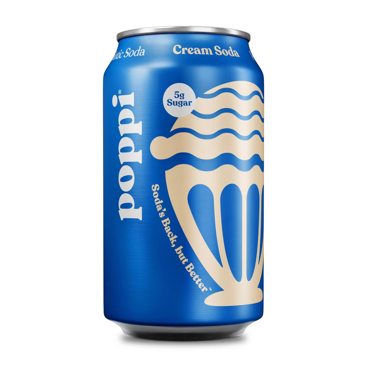 Poppi Cream Soda Prebiotic Beverage - 12 fl oz Can | Target