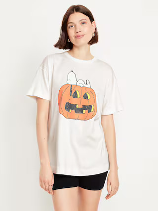 Oversized Peanuts™ Snoopy T-Shirt | Old Navy (US)