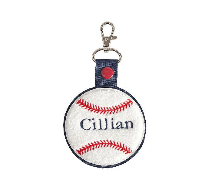 Baseball Backpack Keychain | Pottery Barn Kids
