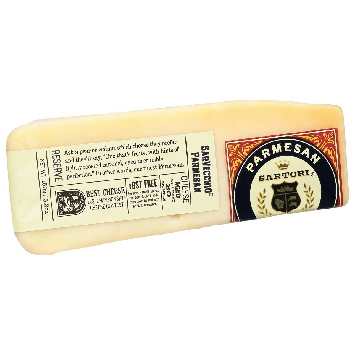 Sartori Sarvecchio Parmesan Cheese Wedge - 5.3oz | Target