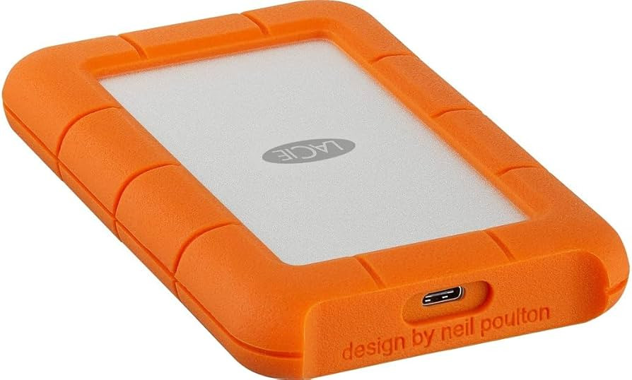 HDD Externo Portátil LaCie Rugged 2TB USB-C/USB 3.0 Resistencia a Queda - Laranja | Amazon (BR)