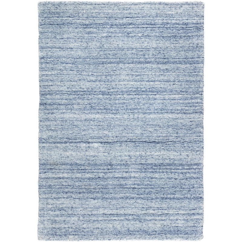 Nordic Blue Hand Loom Knotted Rug | Annie Selke