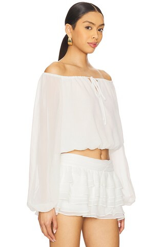 Dallas Top in Ivory | Revolve Clothing (Global)