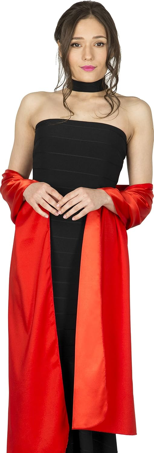 BlackButterfly Satin Evening Shawl Wrap | Amazon (US)