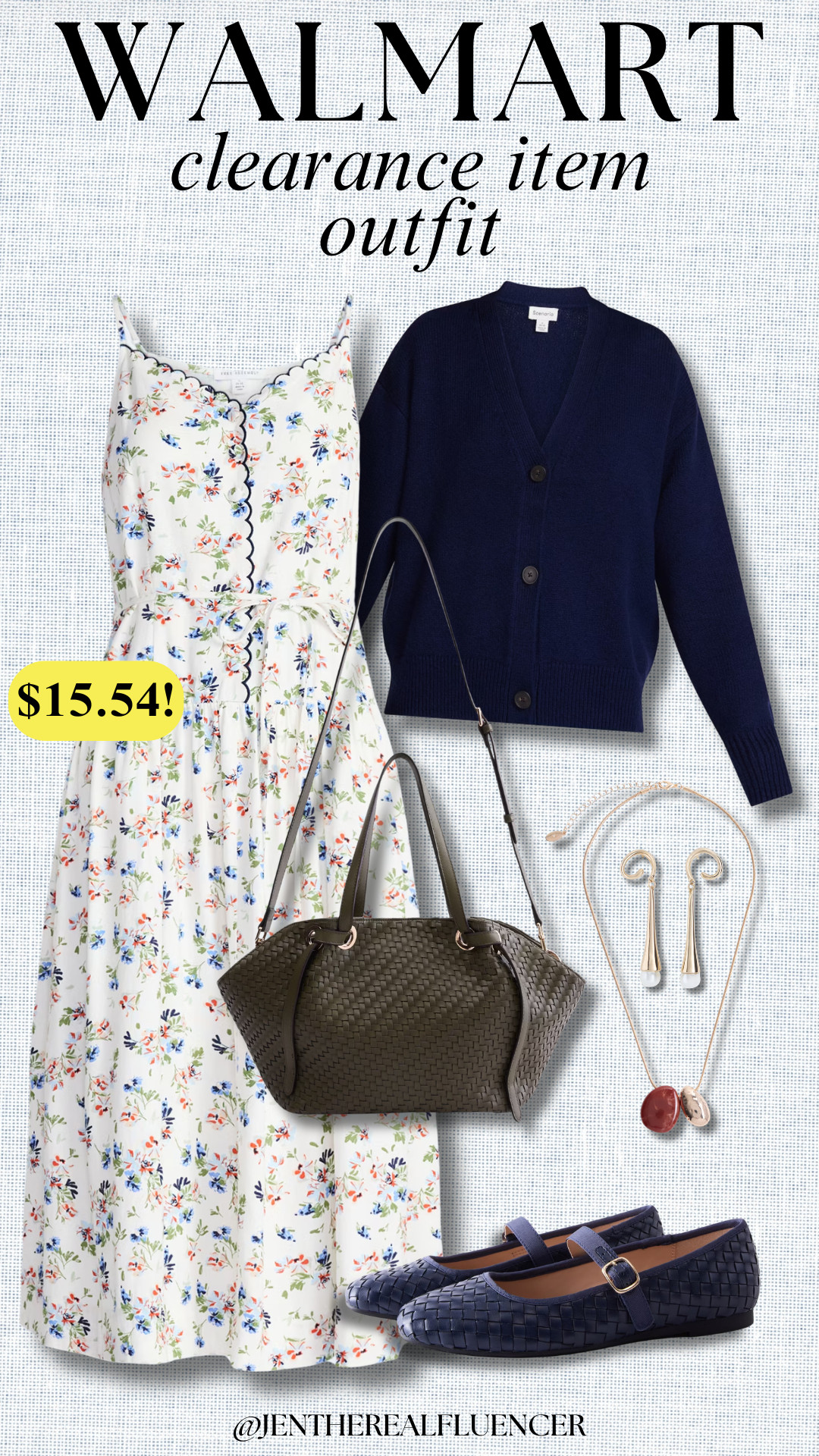 Walmart Clearance - But Make Ready for Fall🍂

CLEARANCE DRESS - Free Assembly Linen Blend Floral Belted Midi Dress ($15.54!!),  SCENARIO Dark Navy Lightweight Cardigan (5 colors, sizes XS-XXXL), SCENARIO Olive Mini Clam Tote (3 colors), SCENARIO Gold-Tone Resin Teardrop Necklace, SCOOP Gold Tone Faux Pearl Drop Earrings, SCENARIO Navy Women Mary Jane Flats (4 colors, sizes 6-11) 

 #LTKootd #LTKSaleAlert #LTKWorkwear