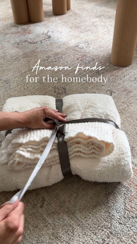 Amazon finds for the homebody! This blanket feels just like Barefoot Dreams, but for a fraction of the price. And this clip on table has been a life saver for us—we had a bad habit of resting things on the arm of our sofa. 😜

#LTKsalealert #LTKhome #LTKunder50