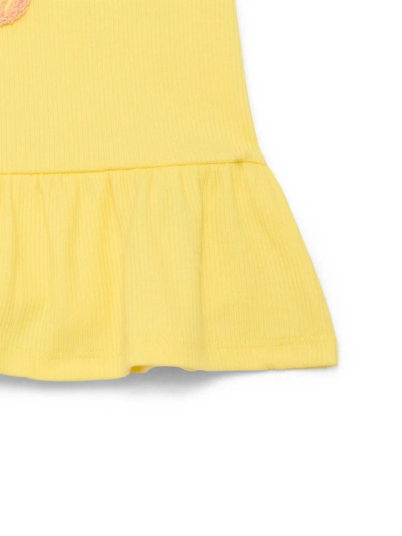 Wonder Nation Baby Girl Peplum Tee, Sizes 0-24 Months | Walmart (US)