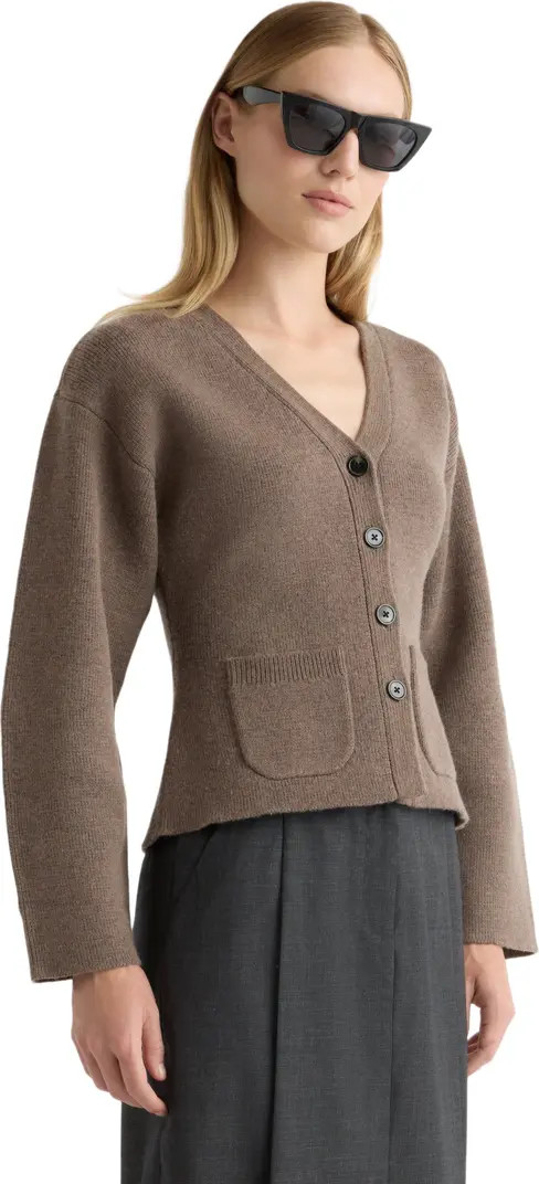 Elinor Organic Cotton Wool V Neck Cardigan | Nordstrom