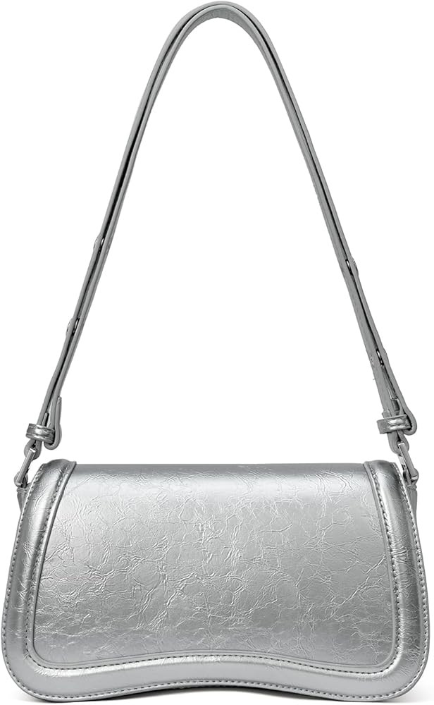 CLUCI Small Shoulder Bags,Purses for Women Vegan Leather Crossbody Handbag Clutch Hobo Purse | Amazon (US)