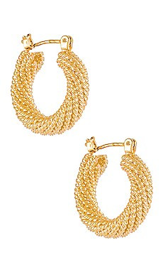Electric Picks Jewelry Presley Hoops in Gold from Revolve.com | Revolve Clothing (Global)