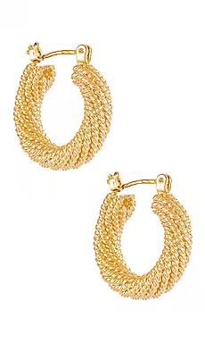Electric Picks Jewelry Presley Hoops in Gold from Revolve.com | Revolve Clothing (Global)