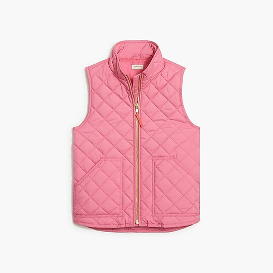 Girls' quilted vest | J.Crew Factory