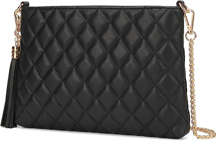 Lola Mae Simple Quilted Crossbody Bag, Lightweight Wristlet Shoulder Purse | Amazon (US)