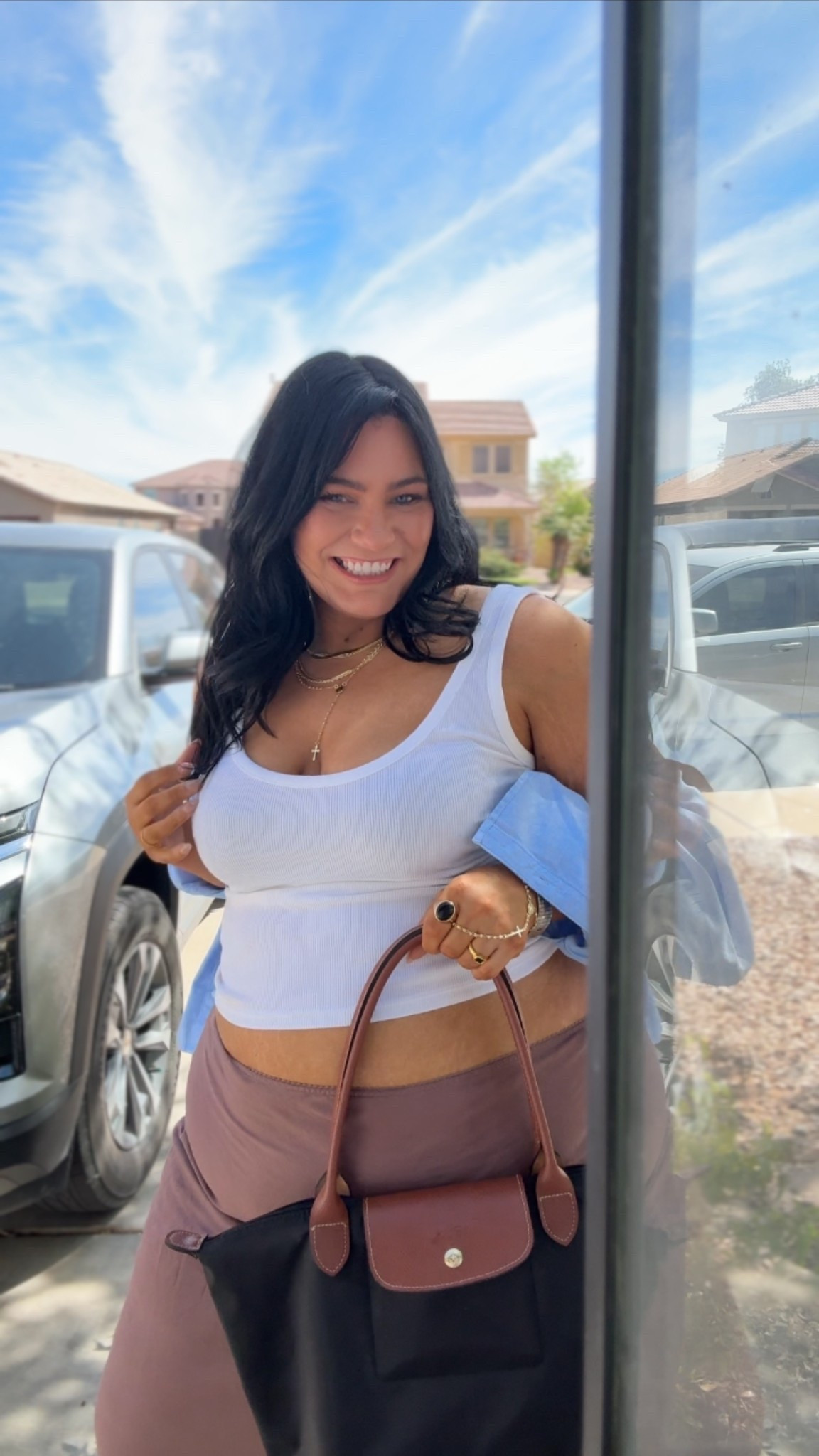 Love wearing an Oxford over my tanks for a little more coverage. My linen skirt is from American Eagle last summer but I liked a few similar, nothing linen though but maybe look at Abercrombie. Wearing XL in everything 5’6” XL 16/18 

#LTKPlusSize #LTKMidsize #LTKSeasonal