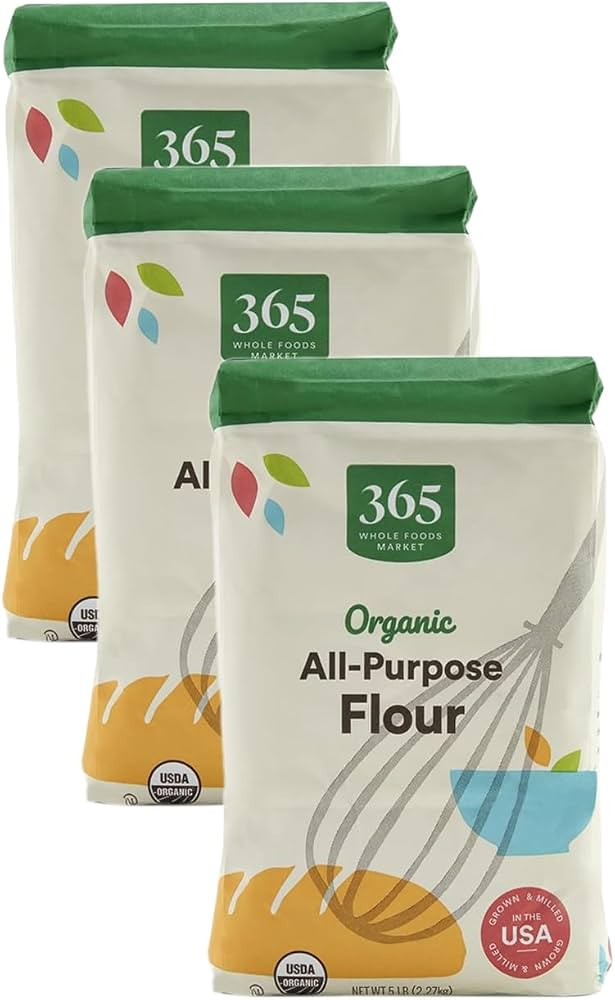 365 by Whole Foods Market, Organic All Purpose Flour, 80 Ounce (Pack of 3) | Amazon (US)