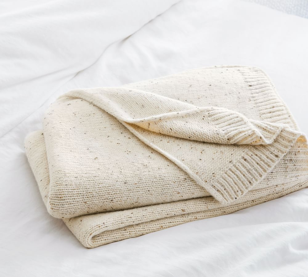 Cozy Sweater Knit Blanket | Pottery Barn (US)