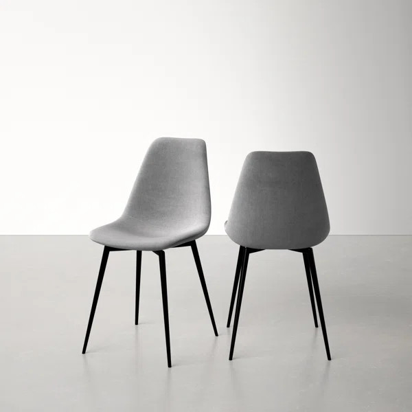 Aisha Velvet Upholstered Dining Chair (Set of 2) | Wayfair North America