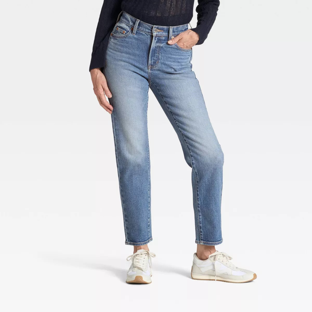Women's Mid-Rise 80's Slim Straight Ankle Jeans - Universal Thread™ | Target
