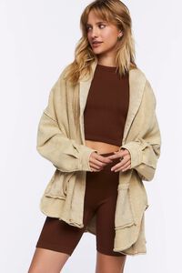 Reverse Fleece Cardigan | Forever 21 (US)