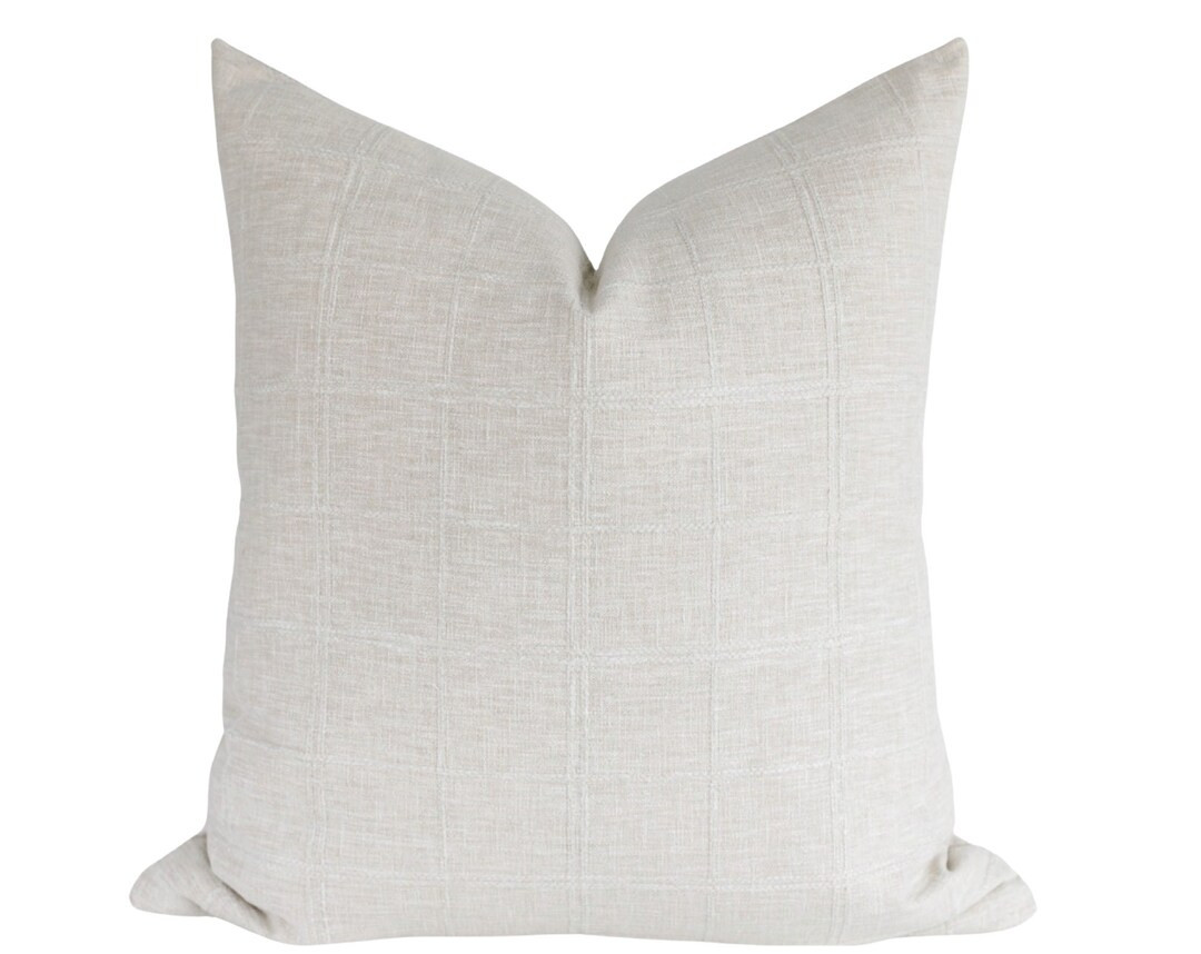 White Texture Pillow Cover, Raised Line Pillow Cover, Fall Throw Pillows, Pillow Covers 20x20, Th... | Etsy (US)