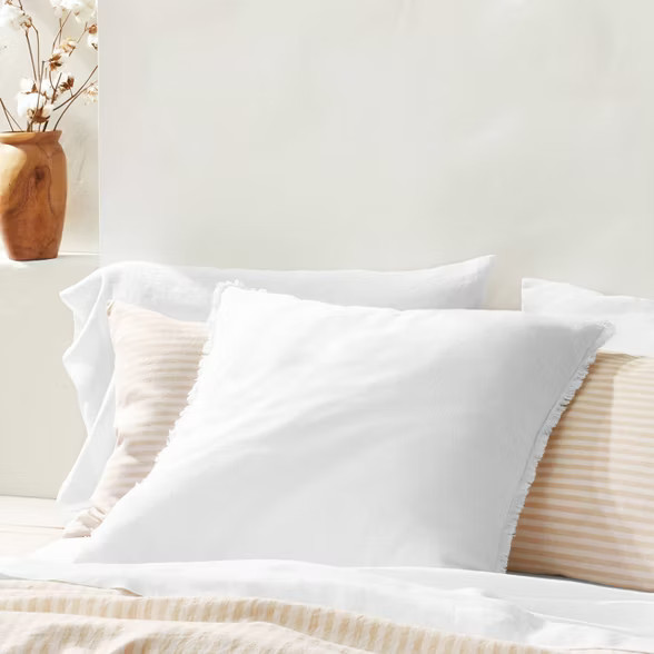 Euro Heavyweight Linen Blend Throw Pillow - Casaluna™ | Target