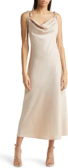 The Beverly Cowl Neck Midi Dress | Nordstrom