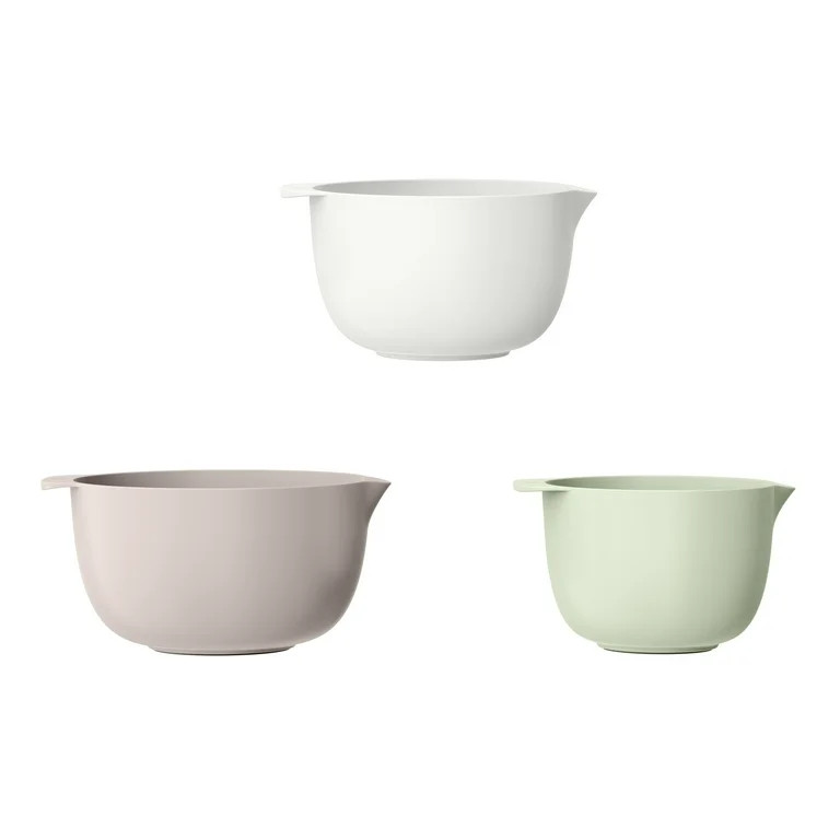 Beautiful 3-Piece Mixing Bowl Set, Assorted Colors, by Drew Barrymore | Walmart (US)