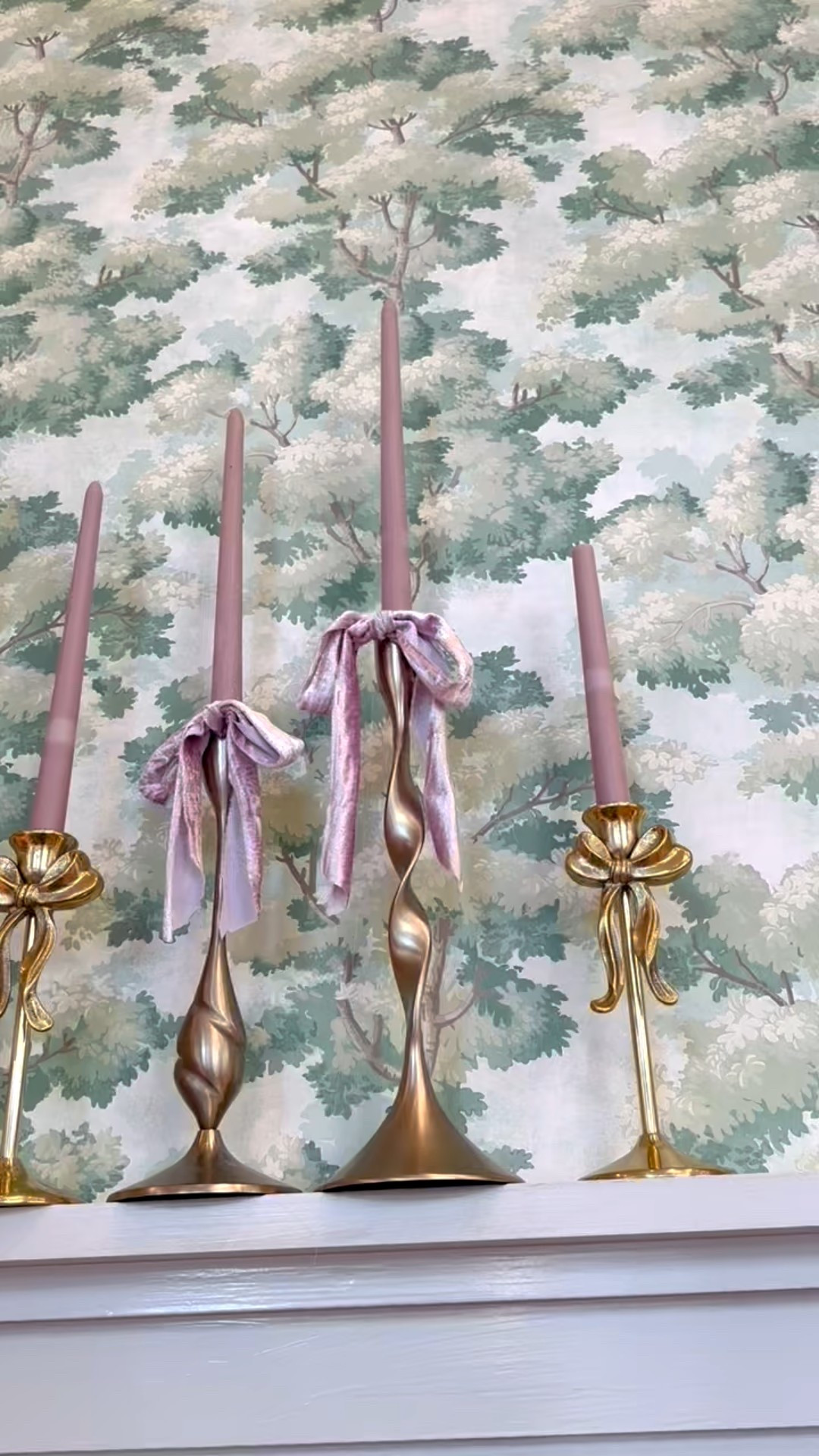 Candlelight, curated textures, and a touch of holiday charm—your mantle, elevated.
#holidaydecor #mantle #candleholder #wallpaper

#LTKHome #LTKHoliday #LTKGiftGuide