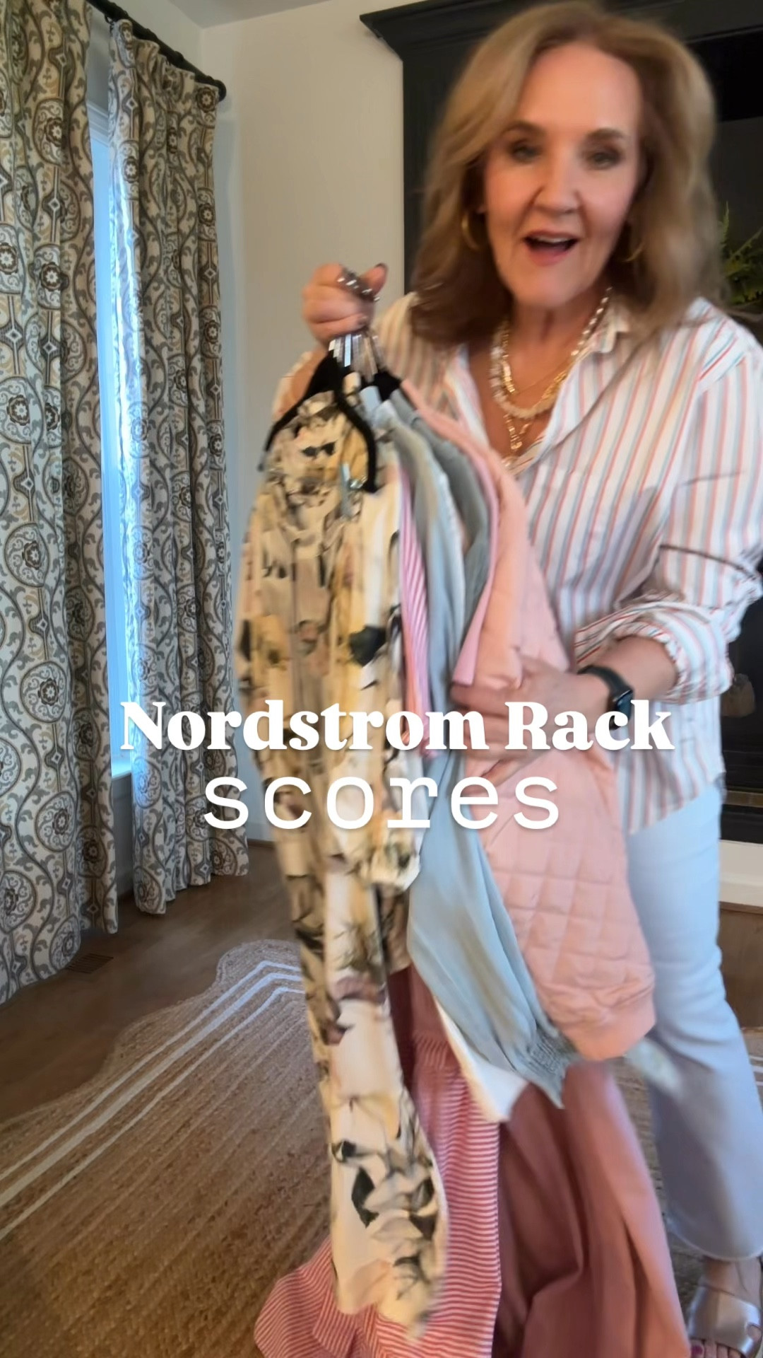 Frank & Eileen blouse size large 
Jeans all true to size 
Jumpsuit size 8
Skirt & top size medium 
Striped dress size med 
Bomber jacket I’m in. Medium but it does run small. 
Pink sweater size medium 


Spring fashion designer finds Easter dress wedding guest dress pink jumpsuit NYDJ jeans 


@NordstromRack, #NordstromRackPartner #RackScore

#LTKSaleAlert #LTKOver40 #LTKFindsUnder100