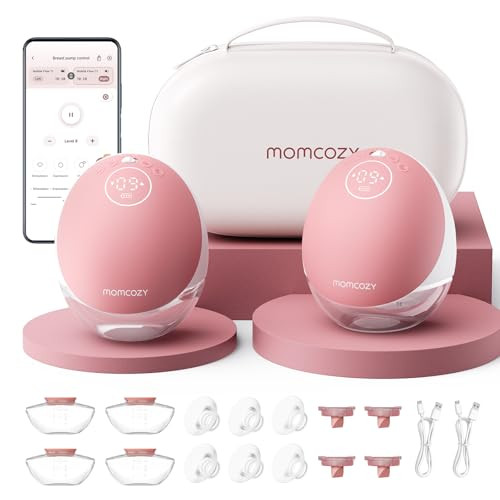 Momcozy Breast Pump Hands Free Upgraded Mobile Flow | M9, App Discreet Control with Personalized ... | Amazon (US)