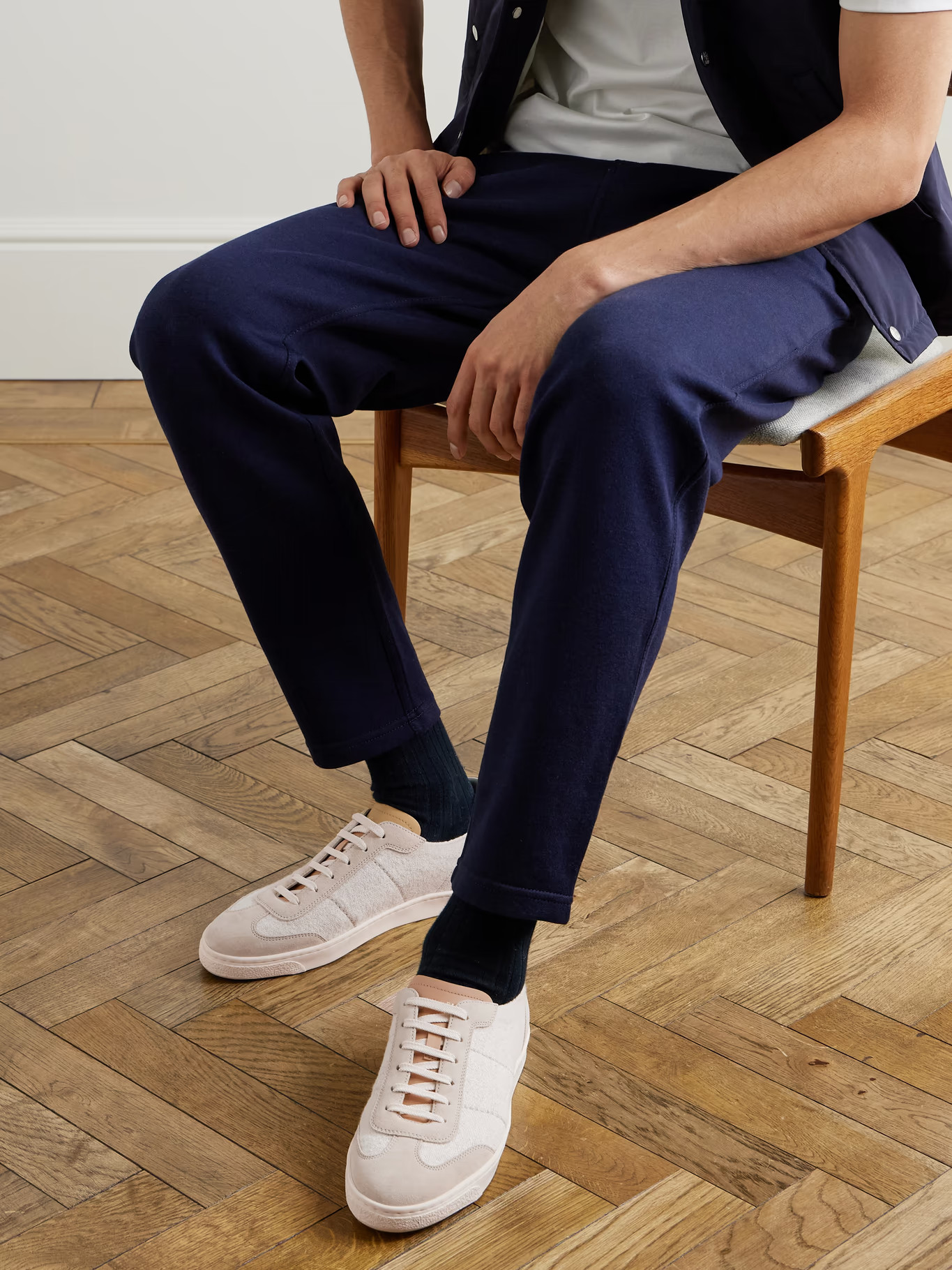 Leather, Suede and Linen and Cotton-Blend Sneakers | Mr Porter (US & CA)