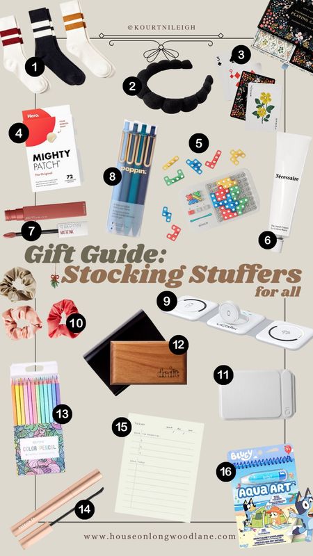 Holiday Gift Guide for Stocking Stuffers! A gift guide full of items small enough to fit in a stocking that they'll actually want to receive!

#LTKGiftGuide #LTKHoliday #LTKfindsunder50