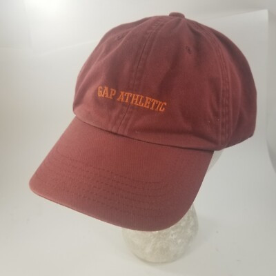 Vintage 90’s GAP Athletics Red StrapBack Hat Cap Adjustable | eBay US