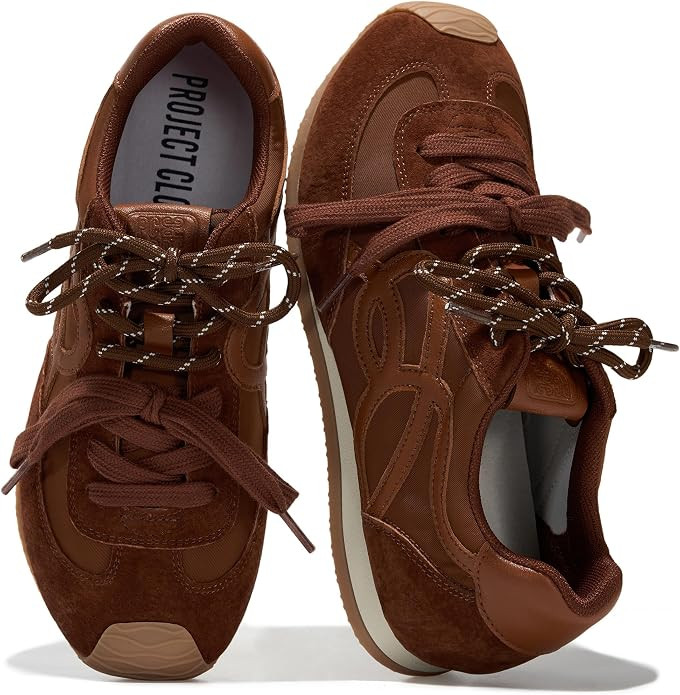 Project Cloud Lightweight Sneakers for Women with Memory Foam Insole (Lowy) | Trendy Leather Wome... | Amazon (US)