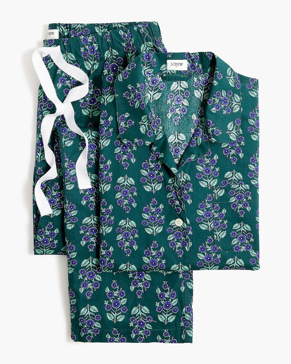 Cotton poplin pajama set | J.Crew Factory