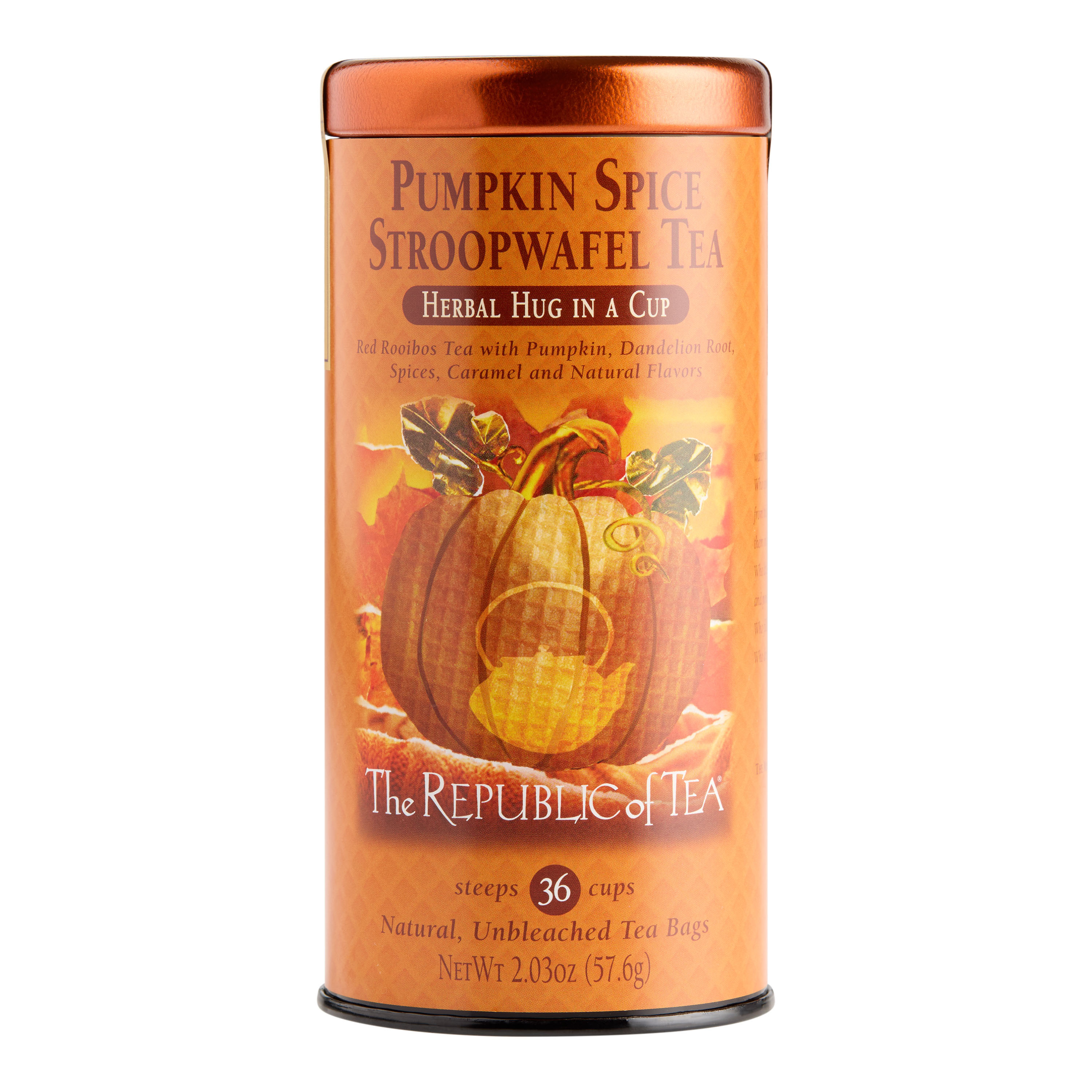 The Republic of Tea Pumpkin Spice Stroopwafel Tea 36 Count | World Market