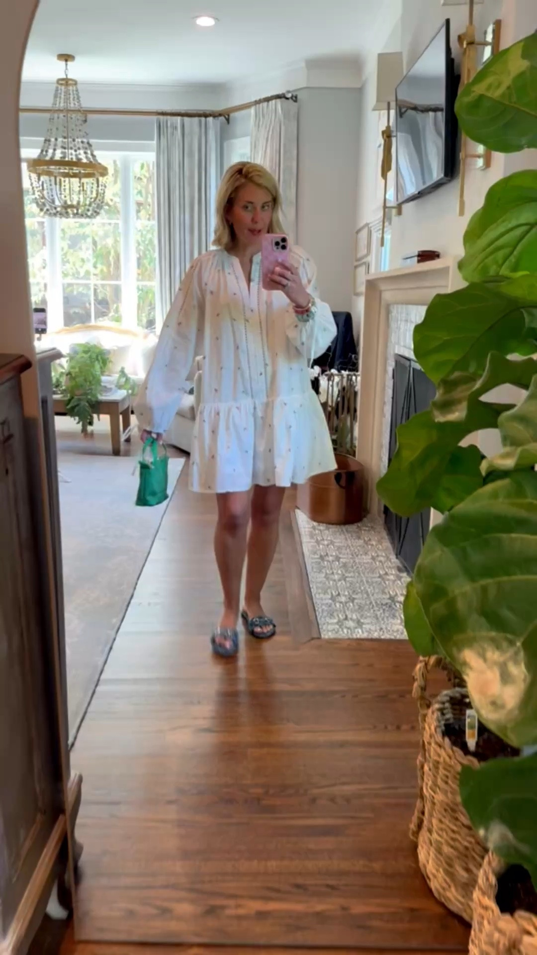 Oh how I love a drop waist on a dress! Obsessed with the embroidery on this one. I’m in a small but could size down to an xs. 
*Use my code MIXANDMATCH20 at Petal & Pup 


#LTKOver40 #LTKmomlife #LTKPetite