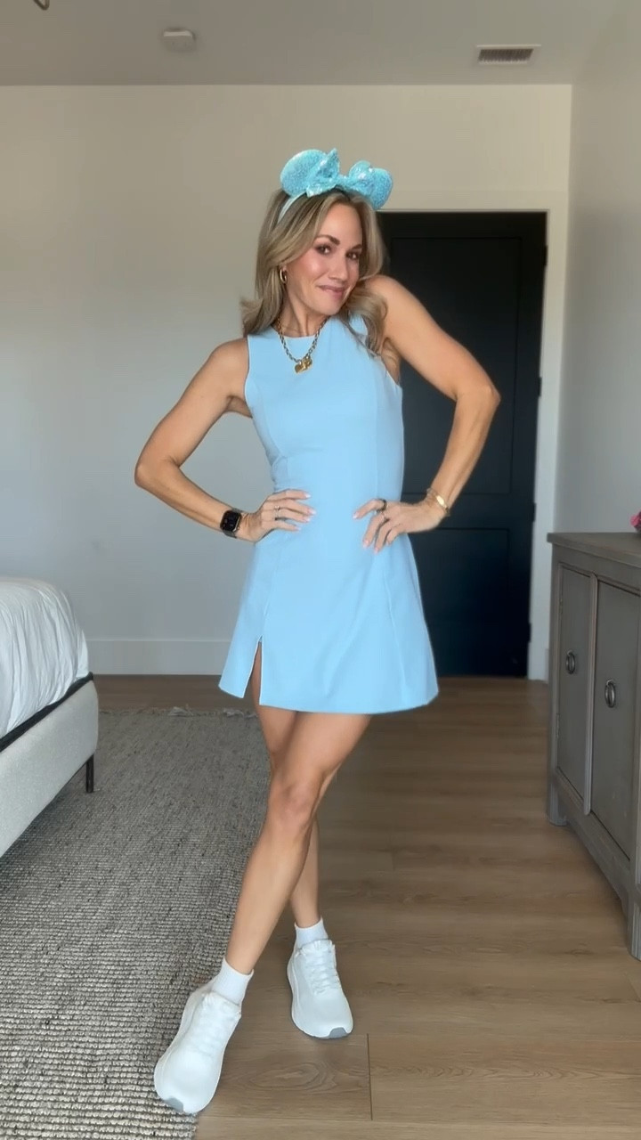 The cutest athletic dress that is so cute styled for a casual Saturday, errands, etc but I love styled here as a Disney trip outfit! 

#LTKPetite #LTKootd #LTKgrwm