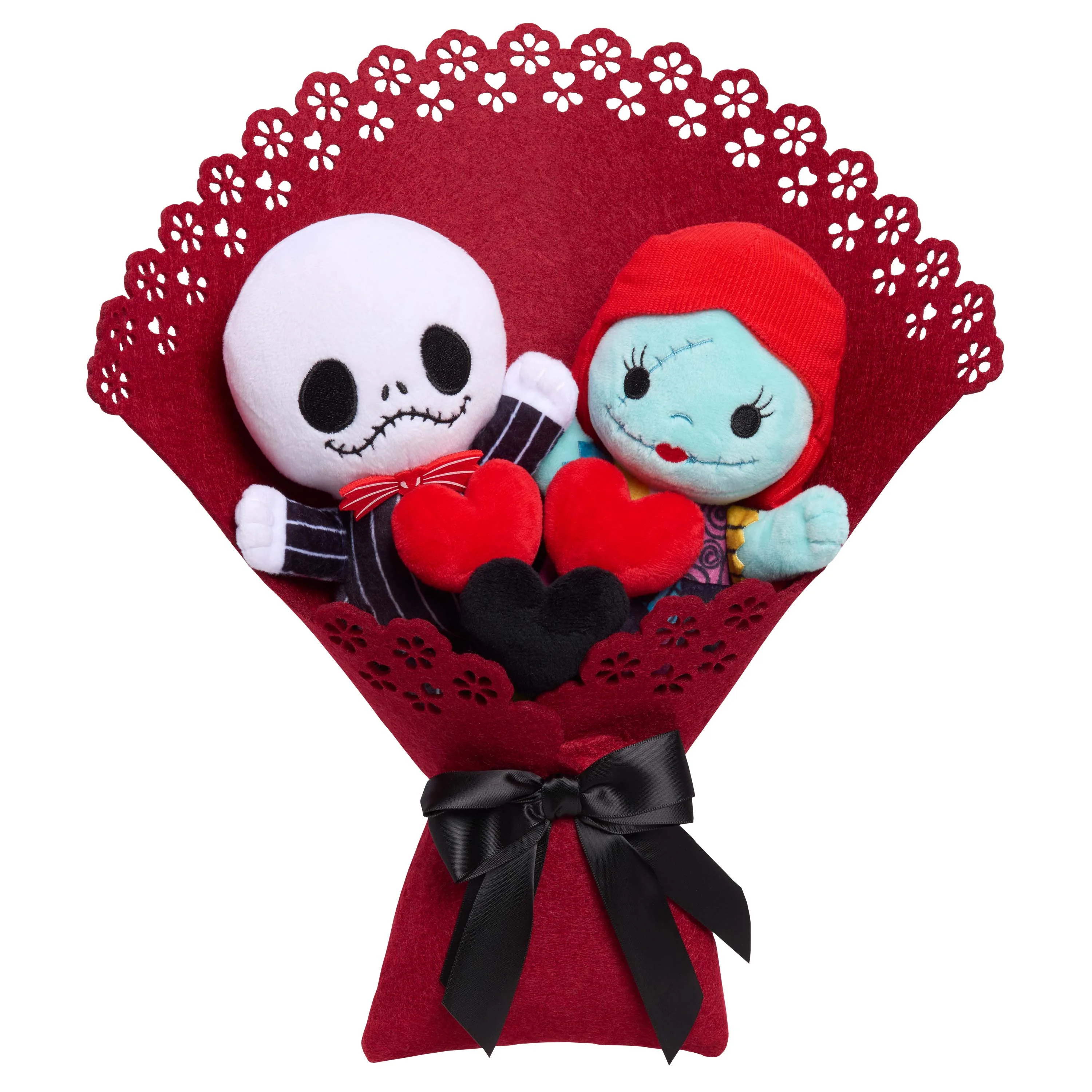 Disney Tim Burton's The Nightmare Before Christmas Valentine 13.5-inch Medium Plush Bouquet | Walmart (US)