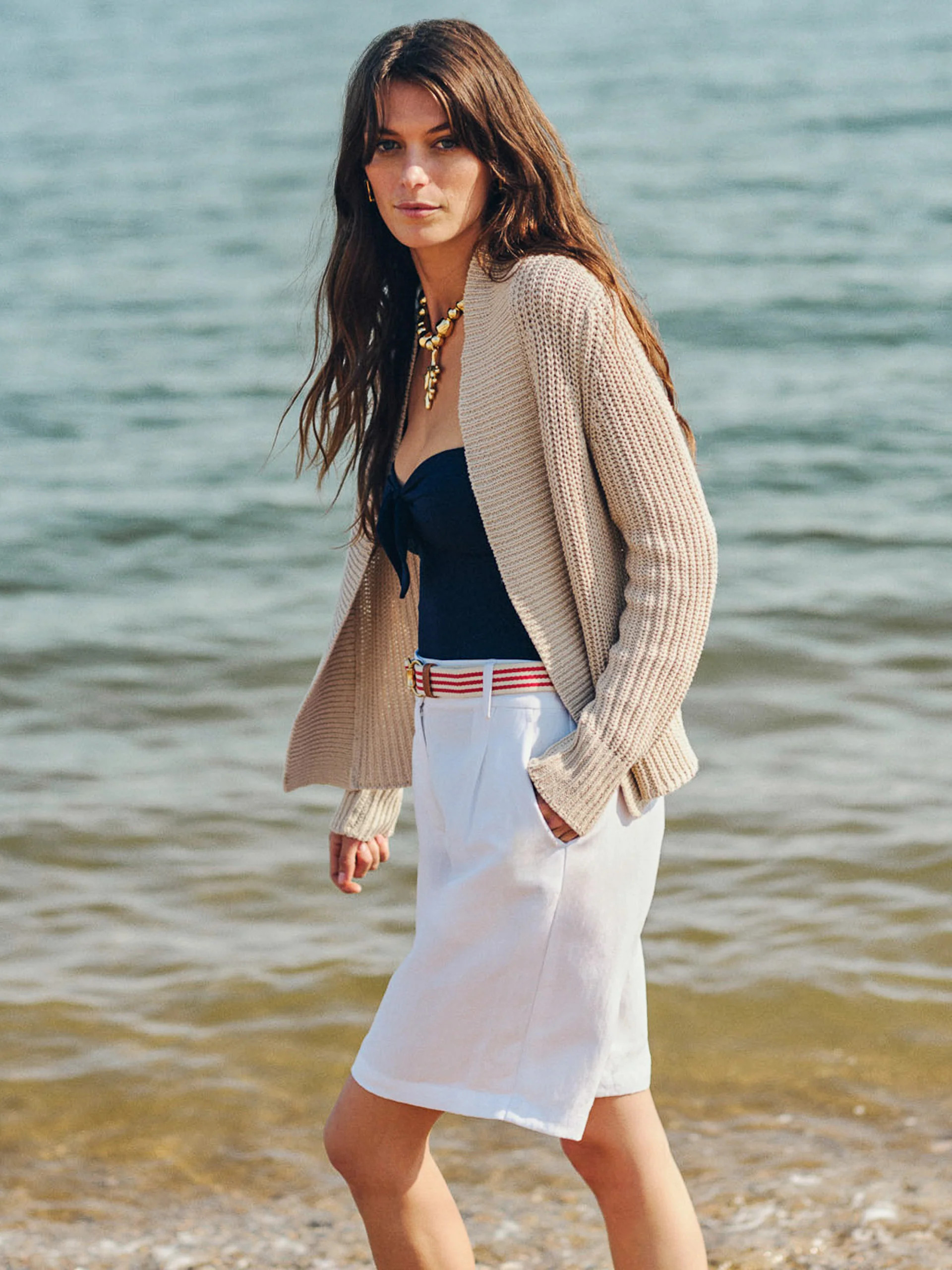 Stone Solid Lottie Cardigan | Women's Sweaters | J.McLaughlin | J.McLaughlin