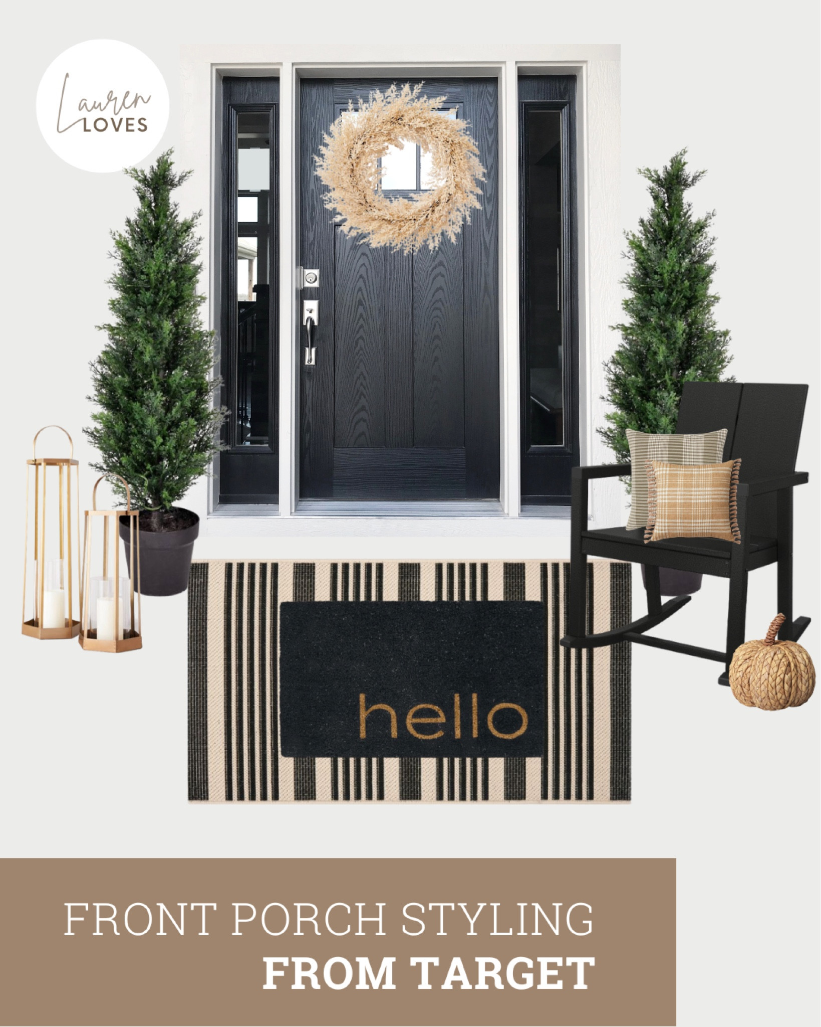 Some front porch style updates from Target 

#LTKhome #LTKSeasonal