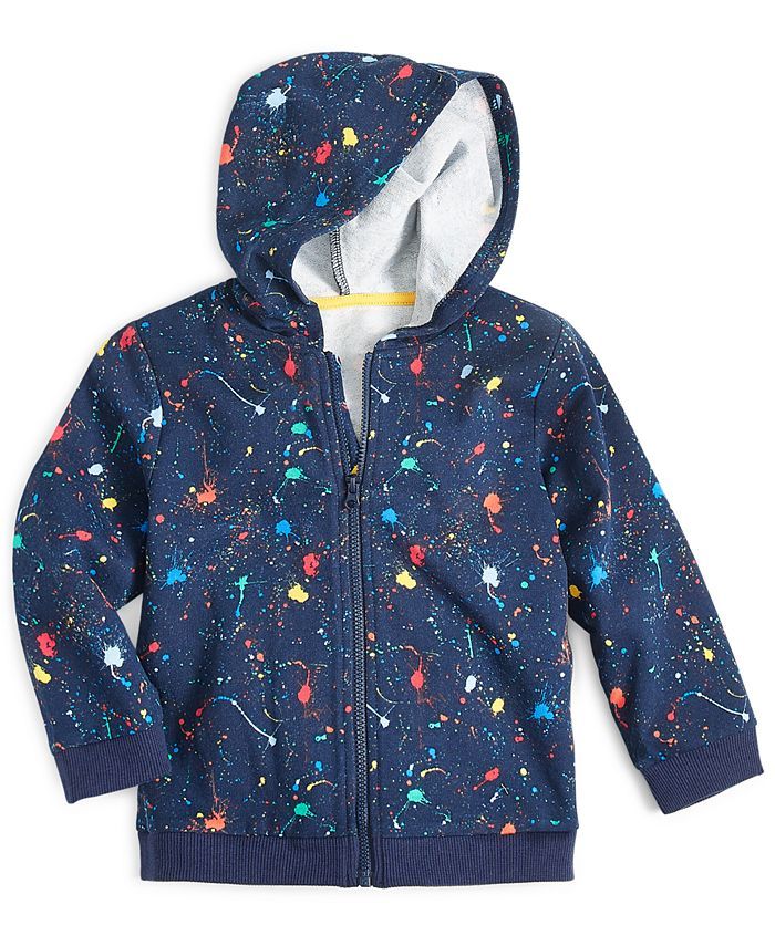 First Impressions Toddler Boys Splatter Paint Zip Hoodie, Created for Macy's & Reviews - Sweaters... | Macys (US)