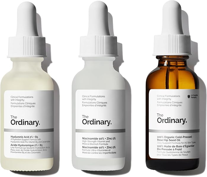 The Ordinary Brighten & Balance Collection For Smooth, Supple Skin - Skin Care Bundle Set - Hyalu... | Amazon (US)