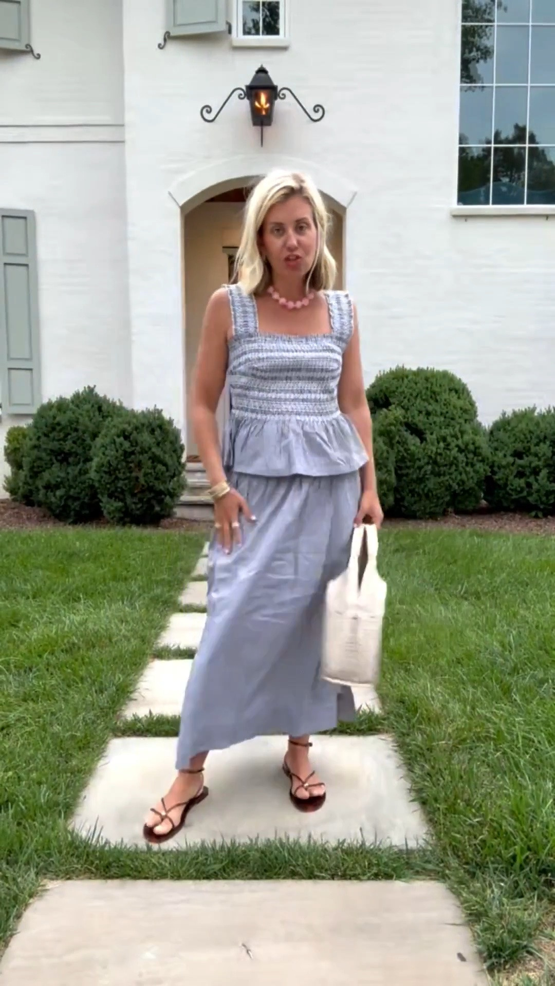 RESTOCK!! Another set that we are living in this summer! We’re wearing it together or separate and mixing and matching it with everything in our closets. 

Top - small
Skirt - xs 
Sandals- 8 tts 

*code Catherine20 at Allie + Bess

#LTKdayinmylife #LTKmomlife #LTKSeasonal