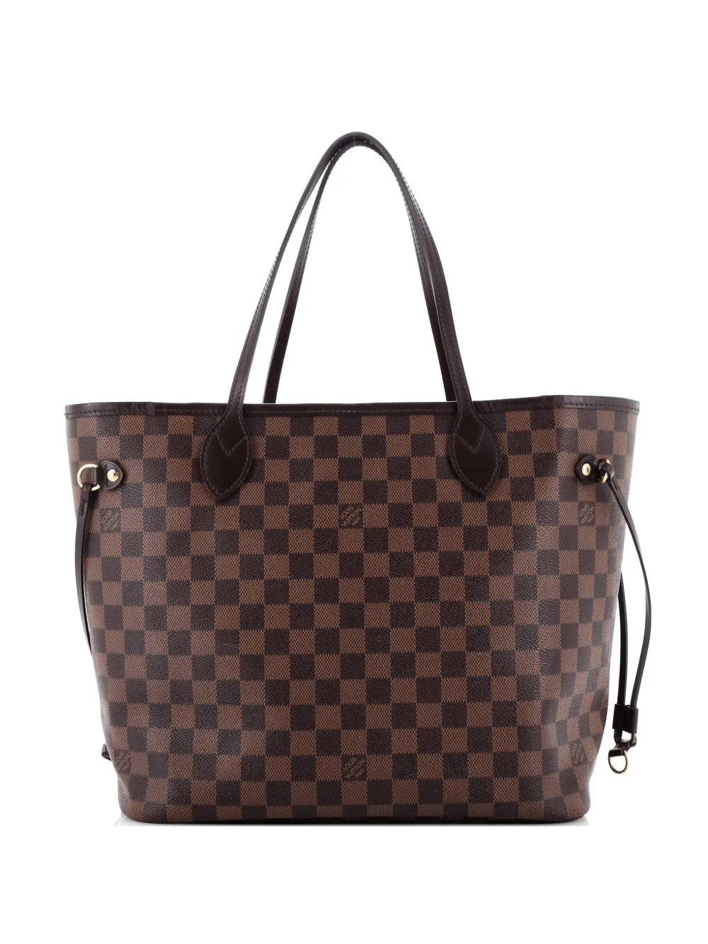 Louis Vuitton Pre-Owned Neverfull Damier MM tote bag - Brown | Farfetch Global