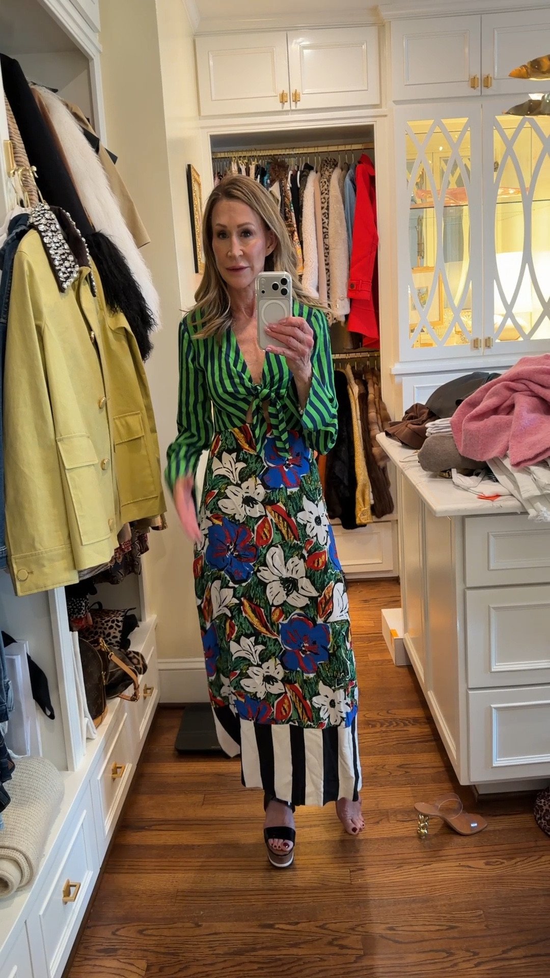 Simon Miller resort paired with vintage shoes!  

#LTKOver40 #LTKSeasonal #LTKootd